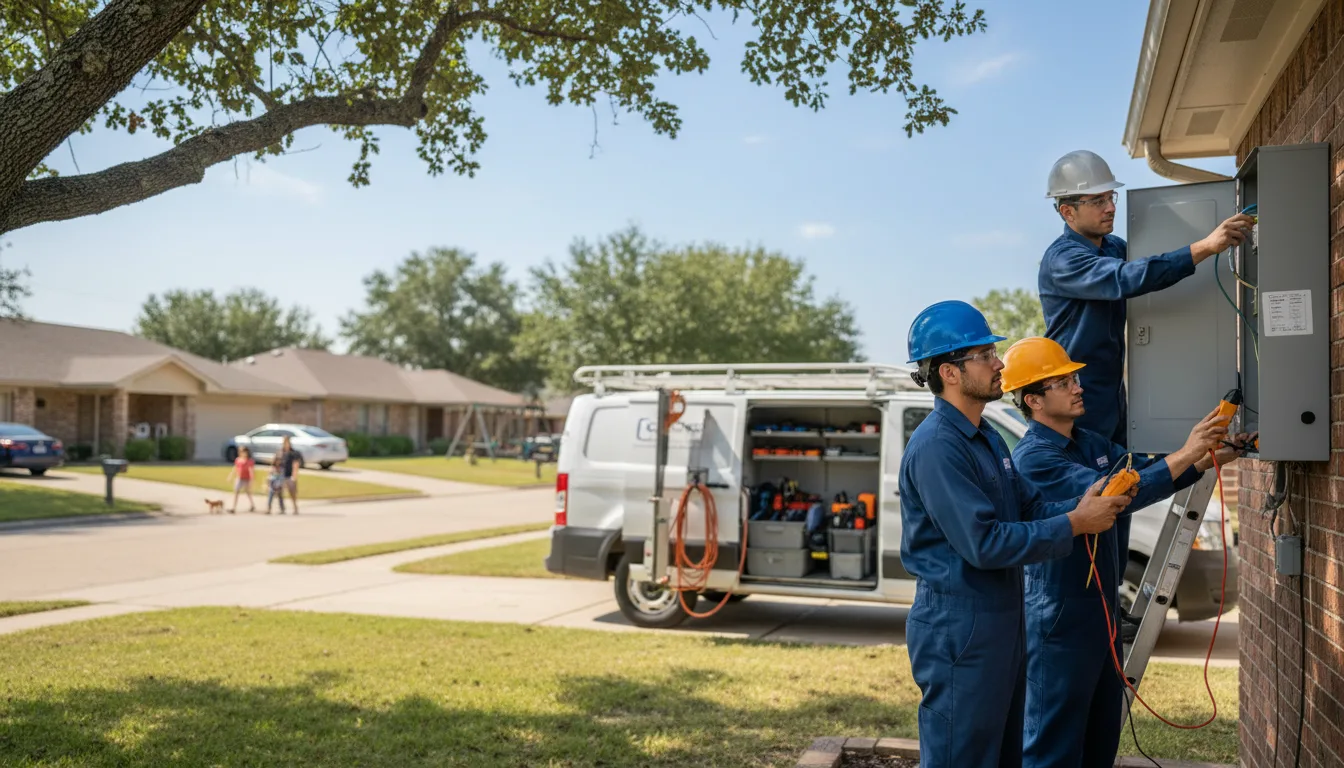 Certified electrician providing emergency electrical services in Benton, IL